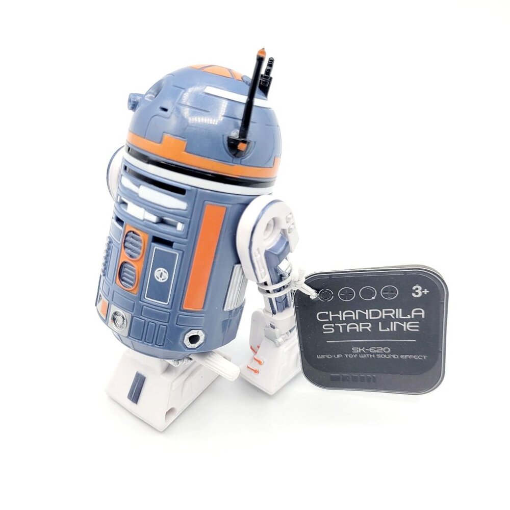 Star Wars Galactic Starcruiser Chandrila Star Line SK-620 Droid Wind Up Blue (2)
